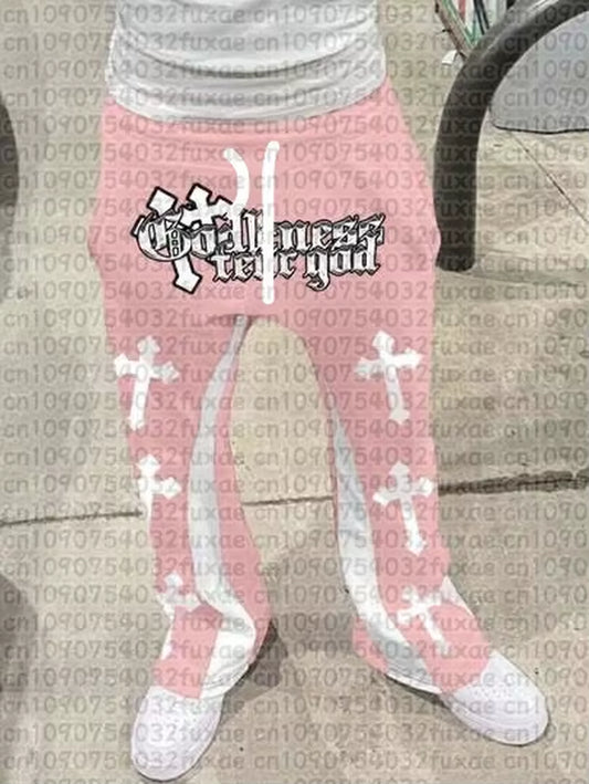 New 3D Cartoon Printed Mesh Breathable and Fashionable European and American Style Casual Sports Pants for Adults and Children